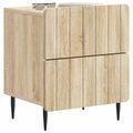 vidaXL Nočný stolík Dub sonoma 43 x 34,5 x 49,5 cm Kompozitné drevo