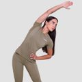 Dámske bežecké tričko Pulse Vetiver - GymBeam, veľkosť S, veľkosť oblečenia S