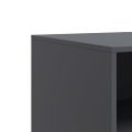 vidaXL TV skrinka antracitová 67x39x44 cm oceľ