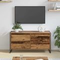 vidaXL TV skrinka 100 x 36 x 49.5 cm Staré drevo Kompozitné drevo