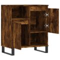 vidaXL Komoda dymový dub 60x35x70 cm spracované drevo