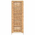 vidaXL Úložná skrinka so 5 košíkmi, 25.5x37x100 cm, vodný hyacint
