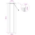 vidaXL Roleta Príroda 50 x 220 cm Bambus