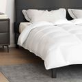 vidaXL Zimný prehoz 200 x 220 cm Zima Perie Biela Priedušná