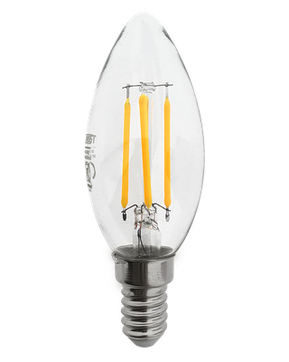 Dekoračná LED žiarovka FILAMENT Trixline 5W 600lm C35 E14 teplá biela