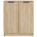 vidaXL Botník dub sonoma 59x35x70 cm spracované drevo