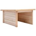 vidaXL Garáž na kosačku 92x104x59,5 cm, borovicový masív 19 mm