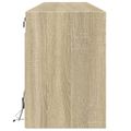 vidaXL TV nástenná skrinka s LED svetlami dub sonoma 180x31x45 cm