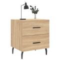 vidaXL Nočné stolíky 2 ks dub sonoma 40x35x47,5 cm kompozitné drevo