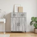 vidaXL Servírovacia skriňa Sivá sonoma 66 x 34,5 x 89,5 cm