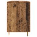 vidaXL Stôl Staré drevo Kompozitné drevo 140 x 50 x 75 cm