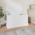 vidaXL Úložný box biely 70x40x38 cm, umelé drevo