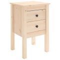 vidaXL Nočné stolíky 2 ks 40x35x61,5 cm masívne borovicové drevo