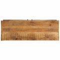 vidaXL Skriňa na topánky 110 x 38 x 45 cm Masívne mango drevo Hnedá