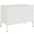 vidaXL TV skrinka biela 68x39x50,5 cm oceľ