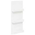 vidaXL Regál na časopisy Biela 43 x 11 x 102 cm Kompozitné drevo