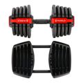 Jednoručná / obojručná variabilná činka HMS SGR40 PRO SET 2v1 40 kg