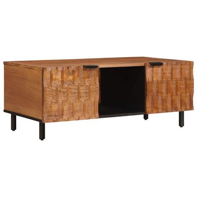 vidaXL Konferenčný stolík Hnedá 100 x 54 x 40 cm Masívne mango drevo