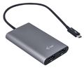 ROZBALENÉ - i-tec THUNDERBOLT 3 Dual Display Port adaptér 4K/ 2x Display Port 4K Adaptér, Thunderbolt 3 na 2x DisplayPort, 4K - ROZBALENÉ