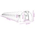 vidaXL Fóliovník s oceľovým rámom zelený 66 m² 22x3x2 m