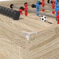 vidaXL Stolný futbal Sonoma dub 125 x 60,5 x 80 cm Kompozitné drevo