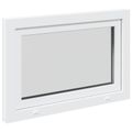 vidaXL Otočné a sklopné okno do suterénu RISOR 90 x 50 cm PVC a sklo