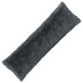 vidaXL Podložka s vankúšom HEERLEN Antracitová 40 x 145 cm PV fleece