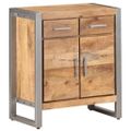 vidaXL Komoda 60x35x72 cm surové mangovníkové drevo