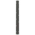 vidaXL Nohy k jedálenskému stolu, antracitové, 2 ks, 90 x (72-73) cm, oceľové