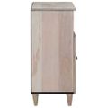 vidaXL Servírovacia skriňa Bielená biela 60 x 33 x 75 cm