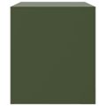 vidaXL TV skrinky 2 ks olivovo-zelené 67x39x44 cm oceľ