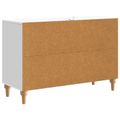 vidaXL TV skrinka so zásuvkou Biela 89 x 34,5 x 60 cm Kompozitné drevo