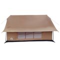 vidaXL Stan chata Hnedá 340 x 246 x 210 cm Polybavlna