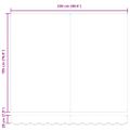 vidaXL Rám markízy Béžová 250 x 200 cm Polyester s PU povrchom