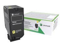Žltá - originálna - kazeta s farbivom LCCP, Lexmark Corporate - pre Lexmark CS720de, CS720dte, CS725de, CS725dte, CX725de, CX725dhe, CX725dthe