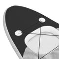 vidaXL Nafukovací Stand up paddleboard čierny 300x76x10 cm