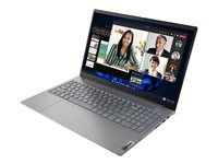 Prevedenie závesu 180 stupňov - Intel Core i5 - 1235U / až 4.4 GHz - Win 11 Pro - grafika Intel Iris Xe Graphics - 8 GB RAM - 256 GB SSD NVMe - 15.6" IPS 1920 x 1080 (Full HD) - Gigabit Ethernet - Wi-Fi 6 - dual tone mineral gray - klávesnica: česká/slovenská - s Lenovo Depot Support na 3 roky