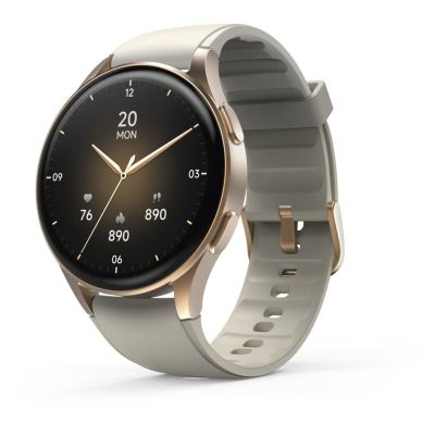 HAMA 8900, Smart hodinky, GPS, AMOLED, bež/zlat