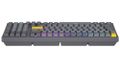 Endorfy mechanická klávesnica Celeris 1800 CZ / BT / USB / bezdrôtová / kompatibilná s MacOS / sidetune / CZ/SK layout Klávesnica, herná, bezdrôtová, mechanická, Endorfy Yellow by Gateron, CZ layout, ARGB, sivá