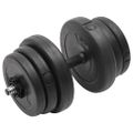 vidaXL Činka so závažiami 40 kg