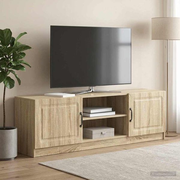 vidaXL TV skrinka Dub sonoma 150 x 31 x 47 cm Kompozitné drevo