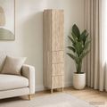 vidaXL Sada skríň 2 ks 33 x 34,5 x 90 cm Kompozitné drevo Dub sonoma