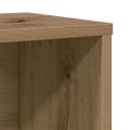 vidaXL Knižnica dub artisan 60x24x76,5 cm kompozitné drevo