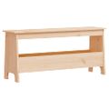 vidaXL Lavica do predsiene 100x28x45 cm masívne borovicové drevo