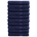 vidaXL Prémiové uteráky SOLUND 10 ks tmavomodré 100x200 cm 600 g/m2