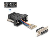D-Sub 15 pin female to RJ12 female Assem