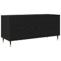 vidaXL Skrinka na gramofónové platne Čierny dub 100 x 38 x 48 cm