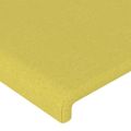 vidaXL Čelo postele s LED zelené 163x16x78/88 cm látka