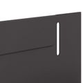 vidaXL Obrubník trávnika 50 ks 102 x 4 x 4 cm Oceľ Čierna