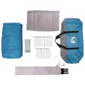 vidaXL Stan pre 6 osôb so strechou Modrá 425 x 396 x 222 cm